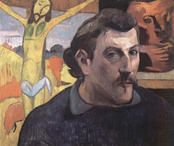 Paul Gauguin Self-Portrait with Yellow Christ china oil painting image